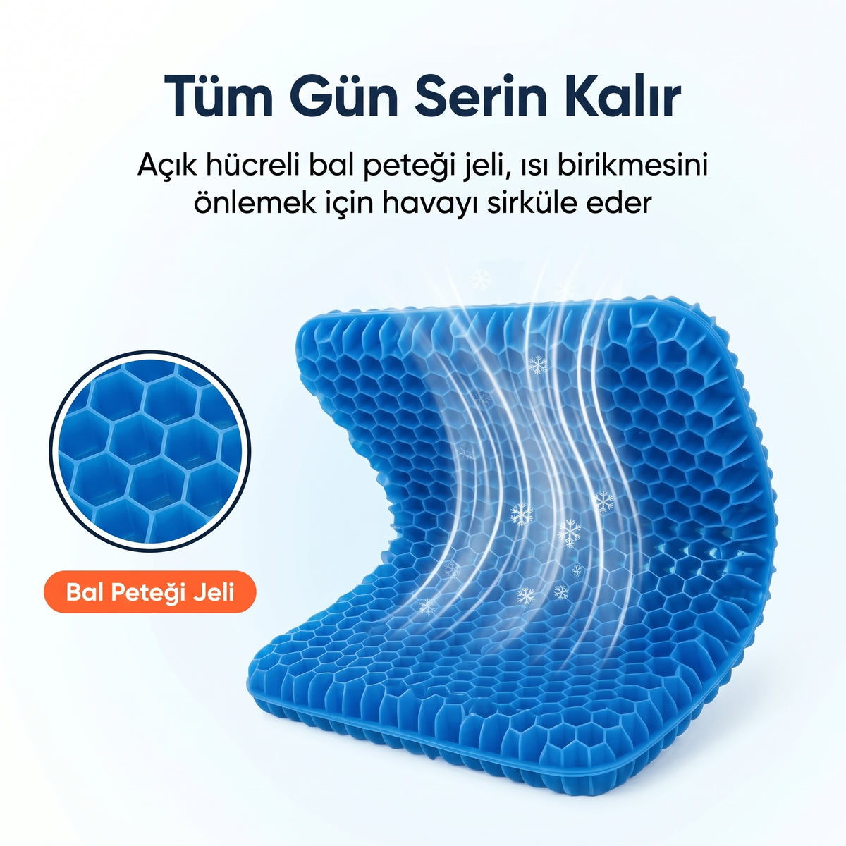 Petek Jel Oturma Minderi, Ağrılarınız ve Tutulmalarınız için..