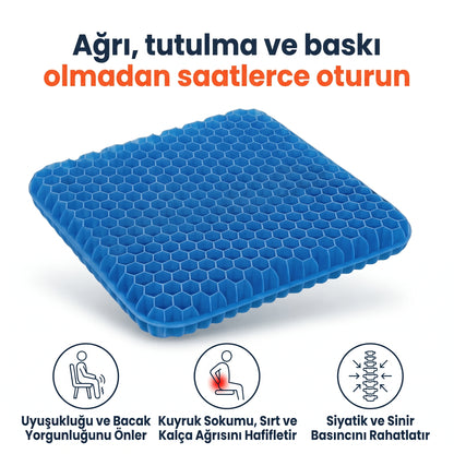 Petek Jel Oturma Minderi, Ağrılarınız ve Tutulmalarınız için..