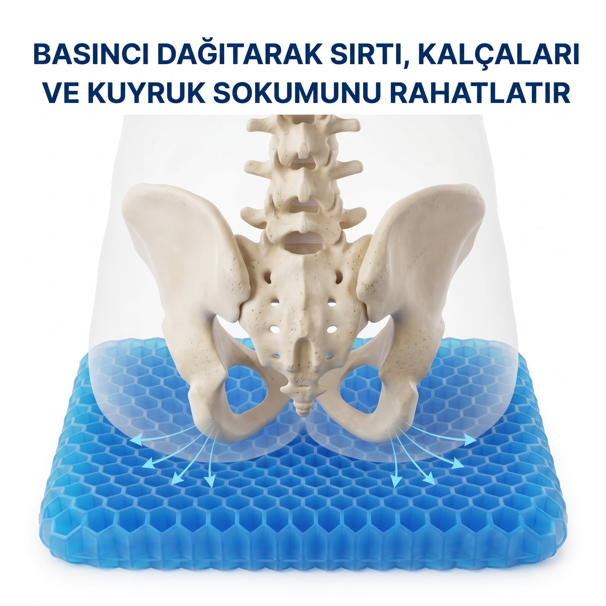 Petek Jel Oturma Minderi, Ağrılarınız ve Tutulmalarınız için..